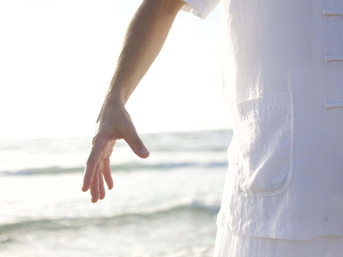 Man practice Qi-gong